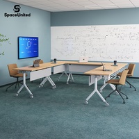Tables de formation commerciales ergonomiques à structure en acier, modernes et durables, pour salles de conférence, de la marque SpaceUnited Wholesale
