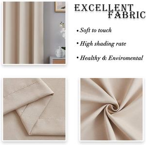 Rideau occultant robuste thermo-isolant pour chambre à coucher, élégant, imperméable, occultant, bon marché, pour hôtel - Product Image 2