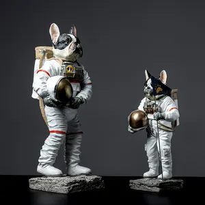 Moderne Astronaut Sculptuur Keramische Figuur Beeldje Ruimtevaarder Abstract Standbeeld Woondecoratie Accessoires Craft Figurine Decor