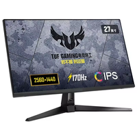 Moniteur incurvé IPS ASUS VG27AQ1A 27 pouces 2K avec résolution 2560x1440 (WQHD), 170 Hz, 1 ms, 250 cd/m², 130 % de l'espace couleur sRGB, moniteur de bureau