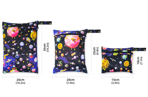 재사용 가능한 빨 더블 포켓 기저귀 가방 휴대용 방수 휴대용 다기능 아기 기저귀 가방 보관 가방 - Product Image 5