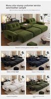 Canapés modulaires en tissu de style italien créatif, luxueux et confortables, pour salon