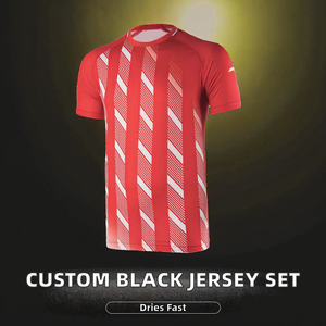 Camiseta de Fútbol para Hombre, de Secado Rápido, Ligera y Transpirable, de Manga Corta, en Spandex/Poliéster - Product Image 2