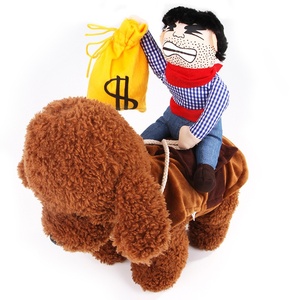 Disfraces <span class=keywords><strong>de</strong></span> Vaquero para Mascotas, Trajes <span class=keywords><strong>de</strong></span> Transformación Ecuestres, Disfraces <span class=keywords><strong>de</strong></span> Cosplay para Halloween, Ropa para Perros - Product Image 4