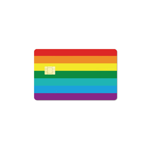 Stampa personalizzata impermeabile e antigraffio LGBTQ amore arcobaleno Gay Pride <span class=keywords><strong>carta</strong></span> <span class=keywords><strong>di</strong></span> <span class=keywords><strong>credito</strong></span> adesivo <span class=keywords><strong>di</strong></span> pelle - Product Image 3