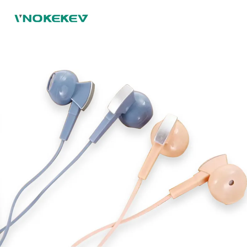 2023 New Design In-ear Earphone Macaroon Colorful Wired Headset 3.5mm For Mobile Phone