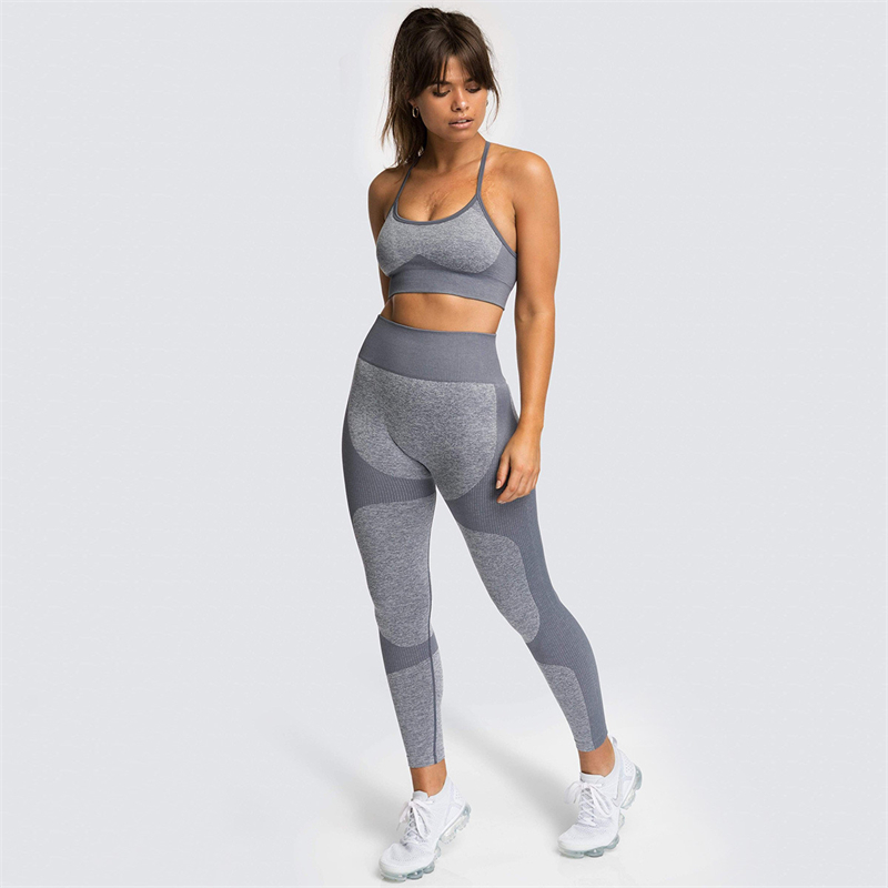 New Fashion Modern Breathable Workout Clothing Women Active Wear  Yoga Pants  BRA  8 colors