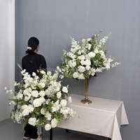 Boule de fleurs classique en soie vert émeraude de 75 cm de haute qualité pour mariage, centres de table et décorations romantiques pour événements (vente en gros)
