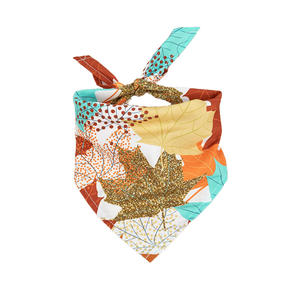 Nueva moda sarga Acción de Gracias triángulo bufanda mascota perro poliéster babero - Product Image 3