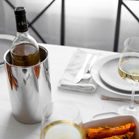 Seau à champagne isotherme OEM personnalisé avec logo, 1,5 L, en acier inoxydable 304 à double paroi, support pour bouteille de vin