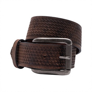 Ceintures en cuir pour hommes, confortables, écologiques, décontractées, de luxe, à la mode, solides, robustes, légères, longueur personnalisable - Product Image 3