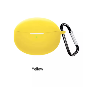 Étui de protection pour écouteurs en silicone durable pour Oppo <span class=keywords><strong>Enco</strong></span> <span class=keywords><strong>air</strong></span> <span class=keywords><strong>2</strong></span> Pro Housse portable anti-poussière avec porte-clés - Product Image 3