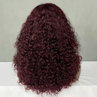 Pelucas Negras para Mujer en Oferta, Pelucas de Cabello Brasileño, Pelucas de Cabello Rizado de Lujo con Frente de Encaje de 14 Pulgadas 13x4 SDD