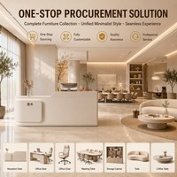 Comptoir de bar commercial en bois laqué en forme de L, moderne, écologique et durable, pour salons de beauté, cabinets médicaux/dentaires