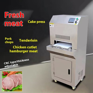 Machine à presser la viande spécifique à la restauration, pour attendrissement et amincissement des filets de poulet et des steaks, machine à façonner et presser la viande pour la préparation en magasin - Product Image 1