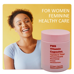 Cápsulas de Vitaminas PMS, Suplemento Herbal para Mujeres, Equilibrio Hormonal, Alivio del Dolor Menstrual, Suplemento Dietético Vegano - Product Image 5