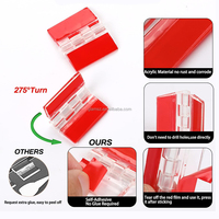 Petite charnière acrylique transparente auto-adhésive continue pour piano, accessoires d'artisanat à large application