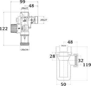 Kit de sécurité standard NF, droit, 20x27 (3/4), anti-calcaire, tête hexagonale, raccord mâle, <span class=keywords><strong>siphon</strong></span> <span class=keywords><strong>pour</strong></span> <span class=keywords><strong>chauffe</strong></span>-<span class=keywords><strong>eau</strong></span>, Chine - Product Image 4