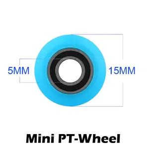 Rueda de guía de ranura en V Mellow PT-Wheel 625zz Rodamientos para <span class=keywords><strong>Creality</strong></span> <span class=keywords><strong>CR10</strong></span> Ender 3 Cargas altas Superficie Lisa Autolubricante Bajo desgaste - Product Image 6