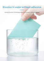 Feuilles de nettoyant concentré pour sols 100 % dissolvables, jetables et écologiques pour le nettoyage domestique
