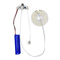 Placa LED con Batería de Litio y Carga USB Tipo C de 5v, Accesorio Personalizado para Lámpara LED de Mesa