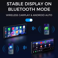 Écran intelligent universel portable 10,26 pouces sans fil Carplay Android Auto, navigation, connexion USB, DVR, garantie 1 an - RAM