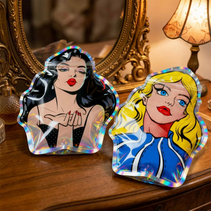 Custom Logo Reusable Smell Proof Mylar Bag 3.5g Die <b>Cut</b> Ziplock Gravure Printing Special Shape Edibles Shaped Printing OEM ODM - Product Image 2