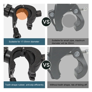 Support de fixation pour téléphone PULUZ pour guidon, avec caoutchouc protecteur souple - Product Image 6