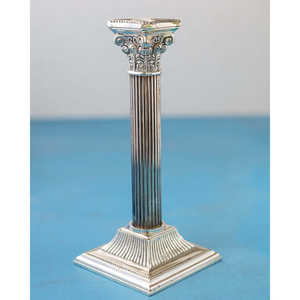 High Quality Silver-Plated Iron Candlestick Holder Column-Shaped for Home Decoration Geometric <b>Centerpieces</b> for <b>Christmas</b> Box - Product Image 1