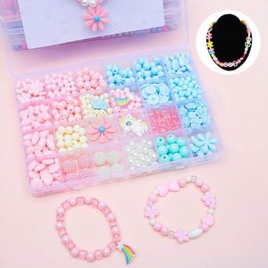 <b>DIY</b> Children's Beaded Bracelet Educational Toy Acrylic Beads Jewelry Making <b>Kit</b> with Craft Supplies Set - Product Image 3