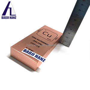 ทองแดงแท่งบริสุทธิ์ <span class=keywords><strong>99.99</strong></span>% น้ำหนัก 1 กิโลกรัม สำหรับขาย - Product Image 6