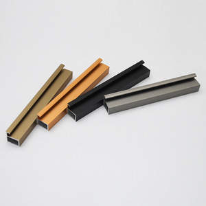 Perfil de Aluminio CNC para Puertas y Ventanas de Villas y Apartamentos Modernos, Perfil de Lujo para Armarios con Puertas Correderas de Vidrio, Venta al Por Mayor de Fábrica - Product Image 4