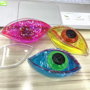 Luccicante divertente fai da te ciondolo giocattolo melma grande occhio oro/argento polvere di cristallo fango algency kit gelatina congelata argilla melma trasparente - Product Image 2