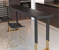 Ensemble table haute et chaises modernes et simples pour la maison – Combinaison bar étroit et long