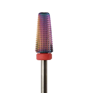 5 in 1 Carbide Nail <b>Drill</b> <b>Bit</b> Tapered Umbrella Straight Cross Cut Tungsten Acrylic Milling Cutter Manicure Salon Grinding Tool - Product Image 3