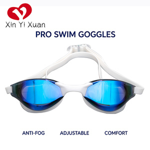 Gafas de natación personalizadas Xinyixuan para adultos, antivaho, con protección UV, ajustables, con sellado de silicona, impermeables, para entrenamiento. - Product Image 1