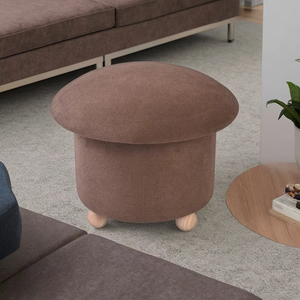 Carlford thực tế nhà băng ghế dự bị thoải mái bề mặt vải Vòng phân với lưu trữ thiết kế hiện đại Nhà Giày thay đổi băng ghế dự bị - Product Image 3