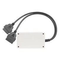 Caja de Conexión para Detector de Protocolos, Caja de Conexión OBDII de 16 Pines, Herramienta de Diagnóstico de ECU para Autos Universales