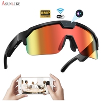 Nouvelles lunettes intelligentes 2026 pour le cyclisme, vidéo 8MP 1080P, capteur six axes anti-tremblement, traduction mondiale IA, ChatGPT, IP67