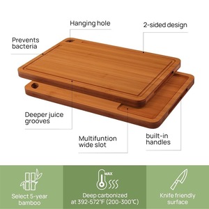 Tre cắt Board dọc nhà bếp cắt Board 3 mảnh thiết lập với sáo trái cây cắt Board Set - Product Image 3