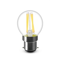 Lampe à filament LED rétro E27 2W 4W 6W, ampoule à économie d'énergie dimmable E14, 220V / 110V, petit globe G45, lustres en verre Edison