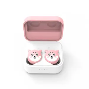 2020 핑크 이어폰 동물 보호자 mp3 플레이어 무선 이어폰 재미 이어폰