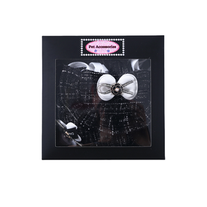 Encaje perro gato pañuelo Collar Vintage bufanda con Bowknot perla mascota babero perro collar corbata Noble perro - Product Image 5