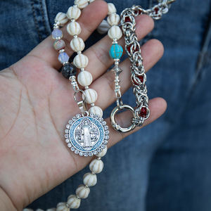 OEM/ODM özel Hip Hop disko topu boncuklu cüzdan zincir taklidi kot cep kemer erkekler kadınlar için - Product Image 5