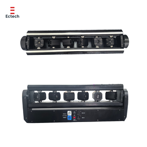 Barra de Luces Láser Móvil de 6 Cabezas a Todo Color con Control DMX512 y Potencia de 3W para Iluminación Profesional de Escenarios y Bodas - Product Image 2