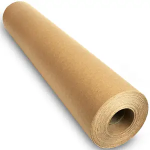 Rouleau de papier silicone brun papier parchemin torréfié rouleau de papier kraft matière première naturelle