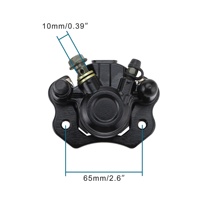 GOOFIT 1 Paire d'étrier de frein à disque hydraulique avant pour moto 150cc 200cc 250cc Taotao ATV Quad Scooter Go Kart
