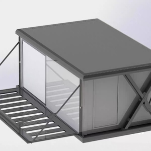 Tente <span class=keywords><strong>de</strong></span> <span class=keywords><strong>toit</strong></span> automatique à énergie solaire en aluminium à coque rigide, levage électrique, boîte <span class=keywords><strong>de</strong></span> camping - Product Image 3