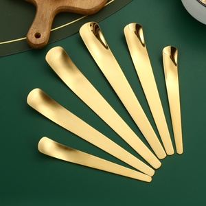 <span class=keywords><strong>Cuillère</strong></span> <span class=keywords><strong>à</strong></span> dessert/gâteau/<span class=keywords><strong>fromage</strong></span>/yaourt/café en acier inoxydable avec têtes plates et carrées, finition polie miroir, design moderne et minimaliste - Product Image 4
