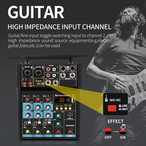 믹서 및 이퀄라이저 기능이있는 금속 전력 증폭기 - Product Image 6